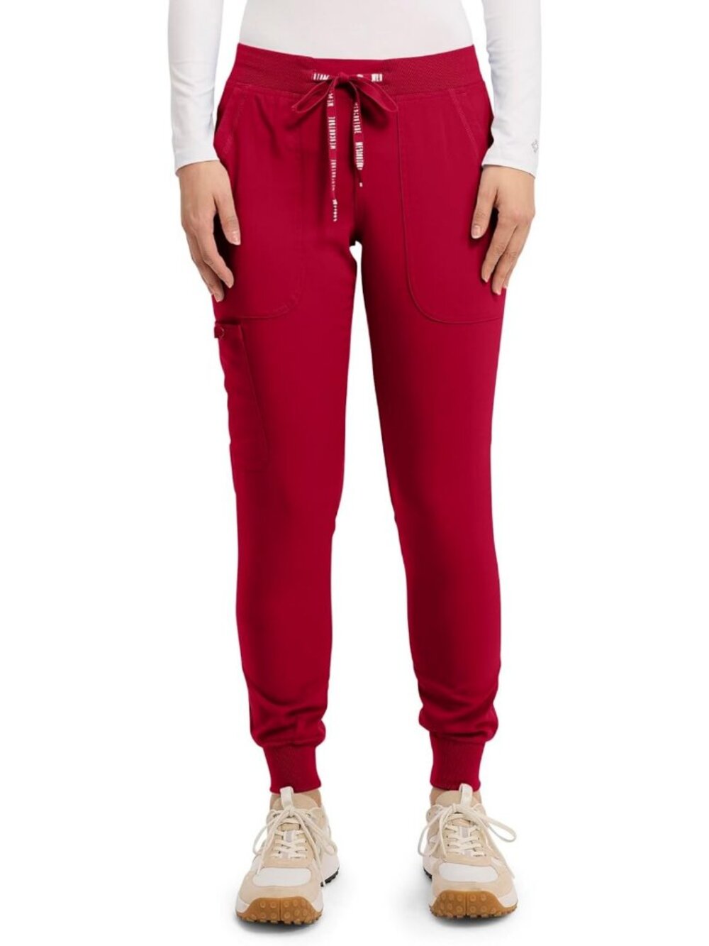 Stylish Women's Jogger Scrub Pants with 5 Pockets - Perfect for Nurses